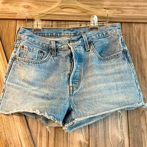 Used Levi’s cutoff shorts